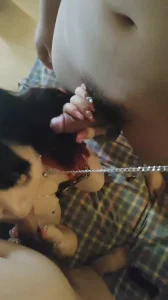 3P南阳楼凤纹身狗链豹纹的肉便器